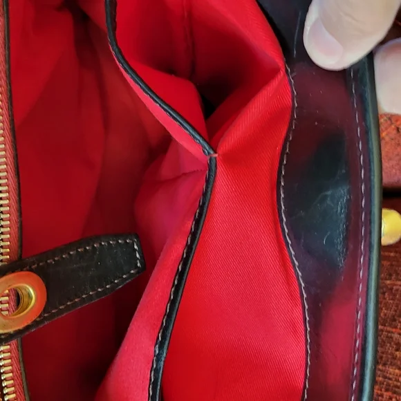 Dooney and Bourke Black Perry Satchel - Picture 11 of 14